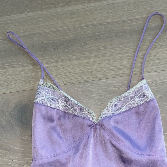 NWT Lavender Free People Intimately SLIP DRESS sz medium M - Picture 3 of 8